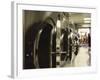 Close-up of Dryers in a Laundromat-null-Framed Photographic Print