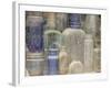 Close-Up of Dusty Bottles, Idaho City, Idaho, USA-Don Paulson-Framed Photographic Print