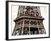 Close Up of Eiffel Tower - Paris - France - Europe-Philippe Hugonnard-Framed Premium Photographic Print