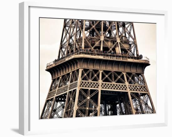 Close Up of Eiffel Tower - Paris - France - Europe-Philippe Hugonnard-Framed Photographic Print