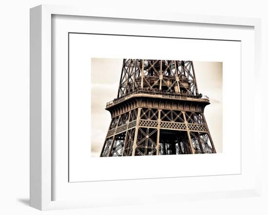 Close Up of Eiffel Tower - Paris - France - Europe-Philippe Hugonnard-Framed Art Print