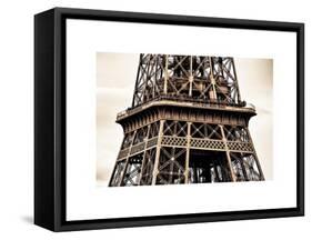 Close Up of Eiffel Tower - Paris - France - Europe-Philippe Hugonnard-Framed Stretched Canvas