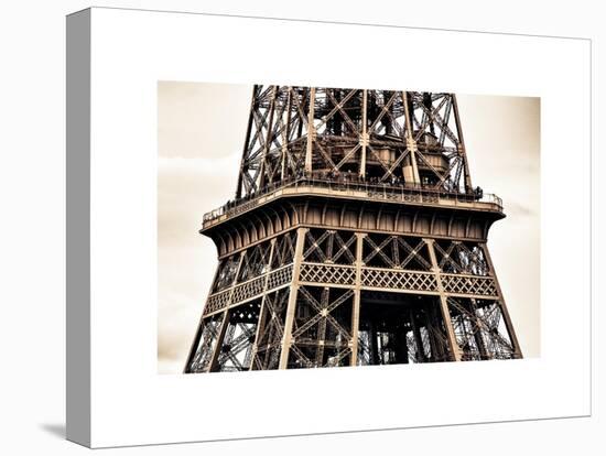 Close Up of Eiffel Tower - Paris - France - Europe-Philippe Hugonnard-Stretched Canvas