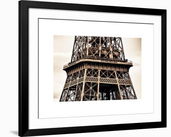 Close Up of Eiffel Tower - Paris - France - Europe-Philippe Hugonnard-Framed Art Print