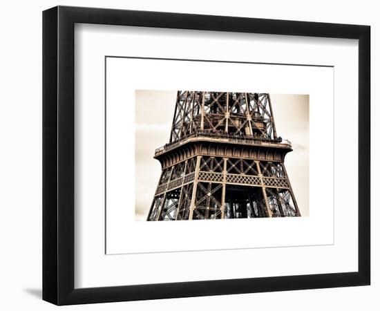 Close Up of Eiffel Tower - Paris - France - Europe-Philippe Hugonnard-Framed Art Print