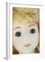 Close Up of Face of Contemporary Girl Doll-Den Reader-Framed Photographic Print