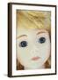 Close Up of Face of Contemporary Girl Doll-Den Reader-Framed Photographic Print