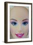 Close Up of Face of Contemporary Woman Doll-Den Reader-Framed Photographic Print