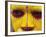 Close up of Facial Decoration in Yellow, Red and White Make-Up, Papua New Guinea, Pacific-Maureen Taylor-Framed Photographic Print