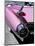 Close-Up of Fin and Lights on a Pink Cadillac Car-Mark Chivers-Mounted Photographic Print