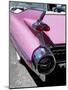 Close-Up of Fin and Lights on a Pink Cadillac Car-Mark Chivers-Mounted Photographic Print