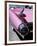 Close-Up of Fin and Lights on a Pink Cadillac Car-Mark Chivers-Framed Photographic Print