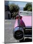 Close-Up of Fin and Lights on a Pink Cadillac Car-Mark Chivers-Mounted Photographic Print
