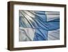 Close-Up of Finnish Flag-Jon Hicks-Framed Photographic Print