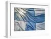 Close-Up of Finnish Flag-Jon Hicks-Framed Photographic Print