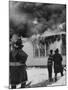 Close-Up of Fire at Cleveland Hill School-Grey Villet-Mounted Photographic Print
