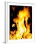 Close-up of fire flames-null-Framed Photographic Print