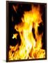 Close-up of fire flames-null-Framed Photographic Print