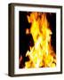 Close-up of fire flames-null-Framed Photographic Print