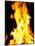 Close-up of fire flames-null-Mounted Photographic Print