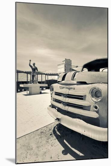 Close-up of fire truck, Officina Pedro De Valdivia, Antofagasta, Antofagasta Province, Antofagas...-null-Mounted Photographic Print