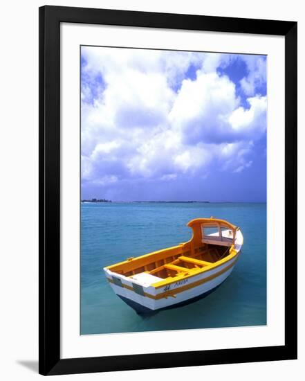 Close-up of Fishing Boat, Aruba-Bill Bachmann-Framed Photographic Print