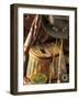 Close-up of Fishing Equipment And a Hat-null-Framed Photographic Print