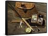 Close-up of Fly Fishing Tackle-null-Framed Stretched Canvas