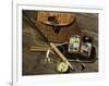 Close-up of Fly Fishing Tackle-null-Framed Photographic Print