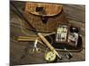 Close-up of Fly Fishing Tackle-null-Mounted Photographic Print