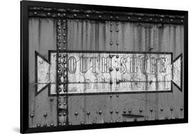 Close-up of freight railroad car, South Shore Line, Chicago, Cook County, Illinois, USA-Panoramic Images-Framed Photographic Print