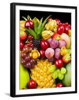 Close up of Fresh Fruits - Fruit assortments - Fruits and Vegetables-Philippe Hugonnard-Framed Premium Photographic Print