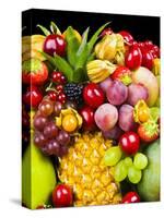 Close up of Fresh Fruits - Fruit assortments - Fruits and Vegetables-Philippe Hugonnard-Stretched Canvas