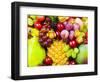 Close up of Fresh Fruits - Fruit assortments - Fruits and Vegetables-Philippe Hugonnard-Framed Photographic Print