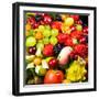 Close up of Fresh Fruits - Fruit assortments - Fruits and Vegetables-Philippe Hugonnard-Framed Photographic Print