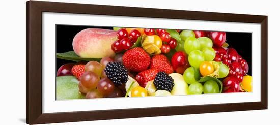 Close up of Fresh Fruits - Fruit assortments - Fruits and Vegetables-Philippe Hugonnard-Framed Photographic Print