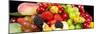 Close up of Fresh Fruits - Fruit assortments - Fruits and Vegetables-Philippe Hugonnard-Mounted Photographic Print