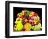 Close up of Fresh Fruits - Fruit assortments - Fruits and Vegetables-Philippe Hugonnard-Framed Photographic Print