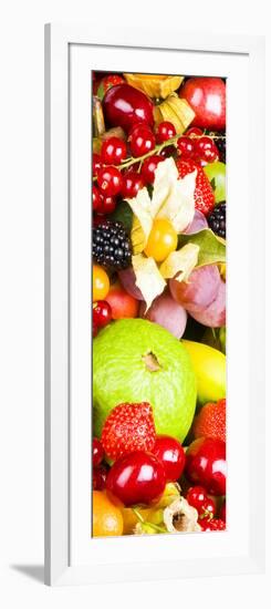 Close up of Fresh Fruits - Fruit assortments - Fruits and Vegetables-Philippe Hugonnard-Framed Photographic Print