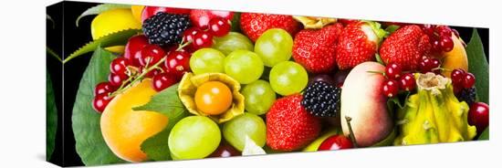 Close up of Fresh Fruits - Fruit assortments - Fruits and Vegetables-Philippe Hugonnard-Stretched Canvas
