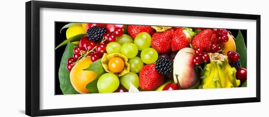 Close up of Fresh Fruits - Fruit assortments - Fruits and Vegetables-Philippe Hugonnard-Framed Photographic Print