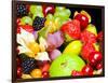 Close up of Fresh Fruits - Fruit assortments - Fruits and Vegetables-Philippe Hugonnard-Framed Photographic Print