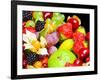 Close up of Fresh Fruits - Fruit assortments - Fruits and Vegetables-Philippe Hugonnard-Framed Photographic Print