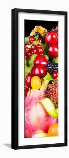 Close up of Fresh Fruits - Fruit assortments - Fruits and Vegetables-Philippe Hugonnard-Framed Premium Photographic Print