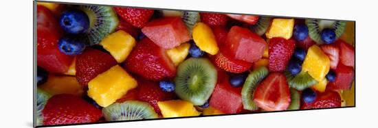 Close-Up of Fruit Salad-null-Mounted Photographic Print