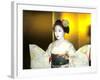 Close-up of Geisha Girl in Gold, Kyoto, Japan-Bill Bachmann-Framed Photographic Print