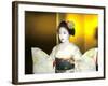 Close-up of Geisha Girl in Gold, Kyoto, Japan-Bill Bachmann-Framed Photographic Print