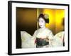 Close-up of Geisha Girl in Gold, Kyoto, Japan-Bill Bachmann-Framed Photographic Print