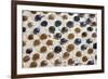 Close up of glass marbles in sand-John Gollings-Framed Photo