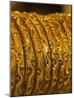Close up of Gold Bangles on Display, the Gold Souk, Deira, Dubai, United Arab Emirates, Middle East-Amanda Hall-Mounted Photographic Print